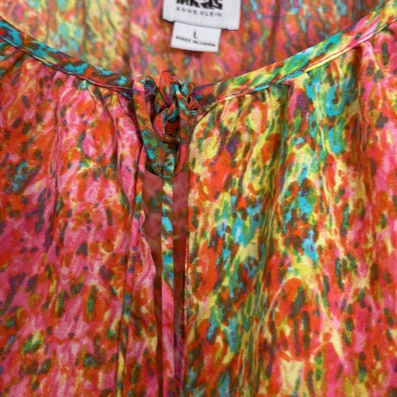 Anne Klein L Boho Top - Picture 4 of 4